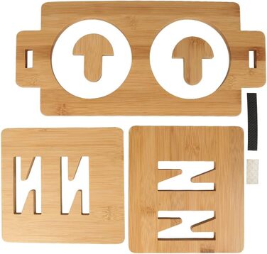 Підвищений годівниця для собак та котів 2-в-1, 4 регульовані висоти, антиковзкий стійкий підставка з нержавіючою чашею, підходить для всіх порід (бамбук)