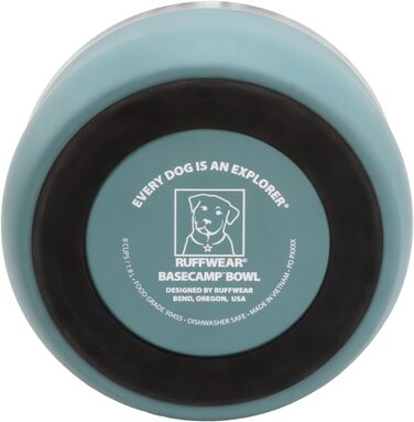 Hundenapf Ruffwear Basecamp Edelstahl, легкий та портативний, зелений River Rock