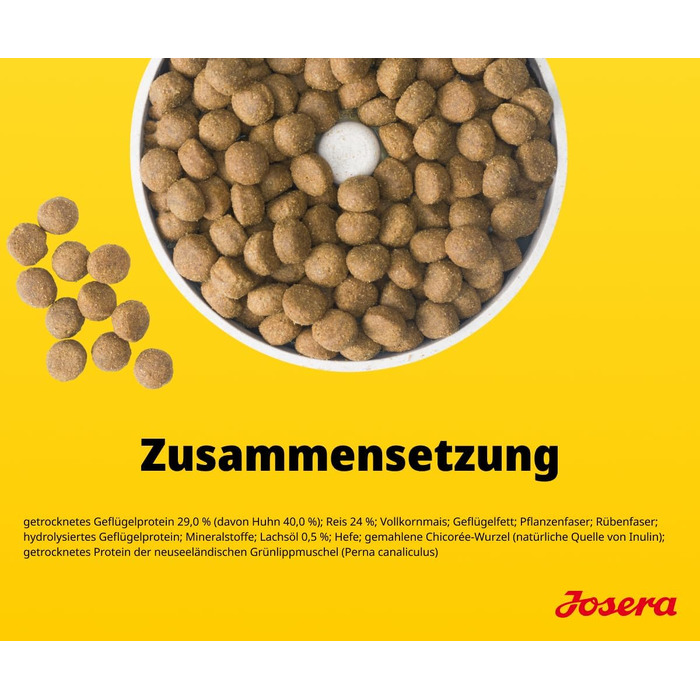 Сухий корм Josera Optiness для дорослих собак великих порід з куркою та рисом, 12.5 кг