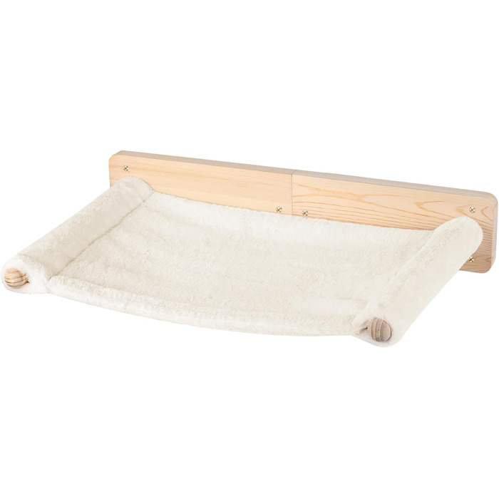 Крісло-гамак для котів на стіну, гамак для котів, міцний гамак для котів на стіну до 35 кг, кліматична стіна для котів, ліжко для котів для сну та відпочинку - 61 * 40 * 15 см – білий