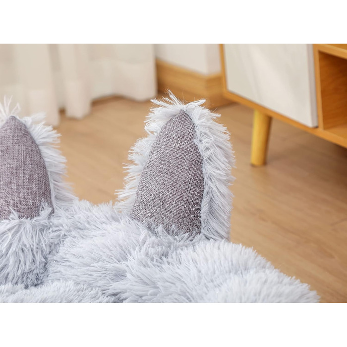 Ляжка для собак та котів Astorpet Foxy, сіра, велика та середня, зручна, миюча (L)