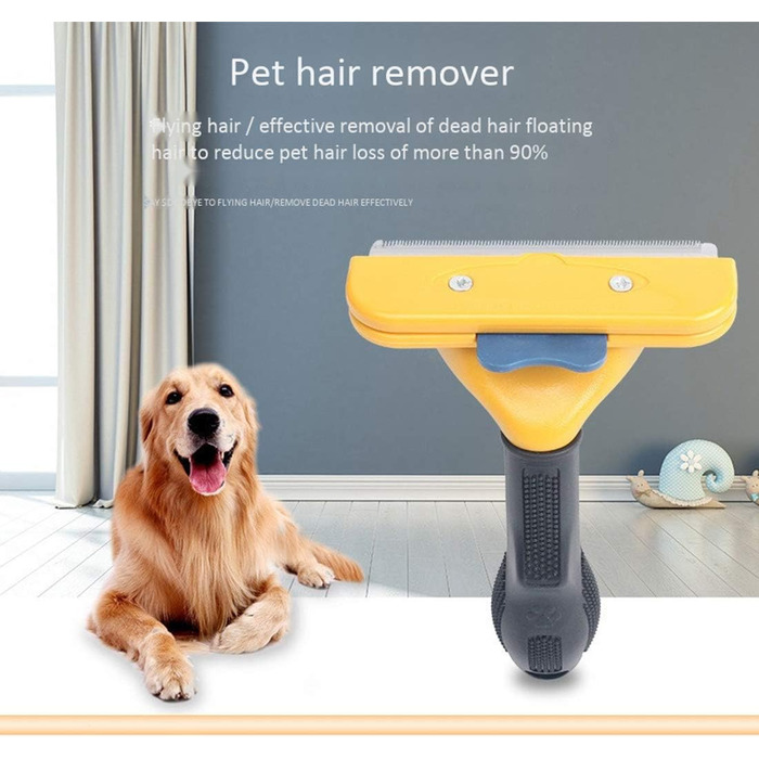 Гребінець для видалення котушок шерсті для собак та котів - ергономічний дизайн