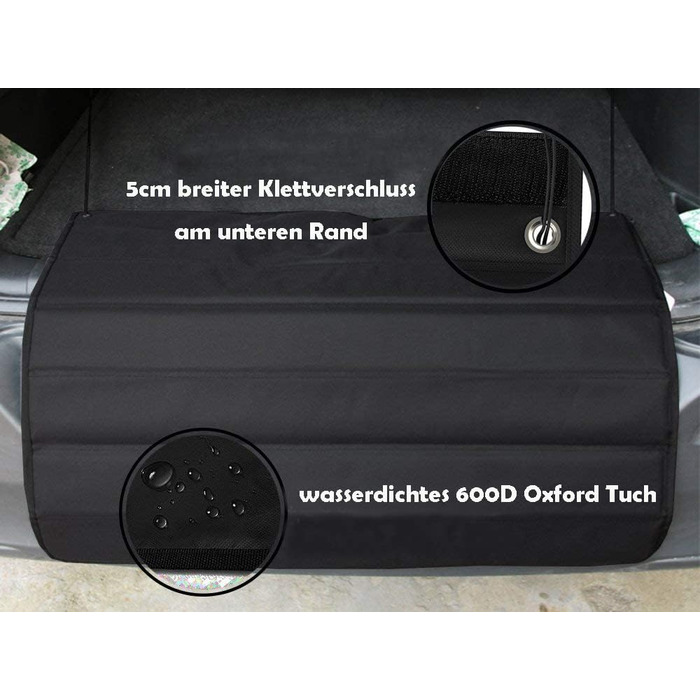 Захист для багажника автомобіля від собаки Big Ant, чорний, універсальний, для всіх сезонів