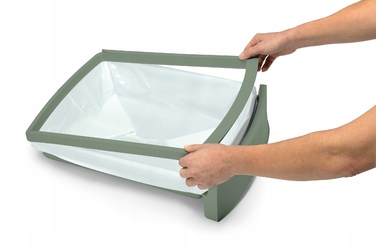 Лоток-туалет для котів ZUMA SECOND LIFE ECO, синій, італійська преміум-якість