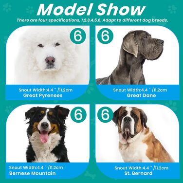 Майтка для собак: зручна, дихаюча, для дресирування та грумінгу (Blue, SIZE 6)