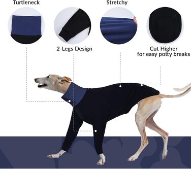 Теплий плед-пуловер для Whippet, Greyhound та інших породистих собак. Плед-пуловер, тепла піджака для собак, фліс, піжама для собак (оливковий, чорний, XL)