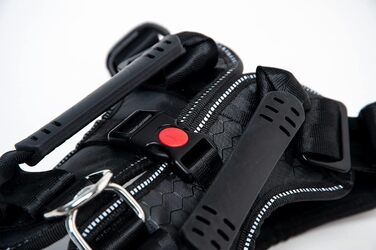 Плед-пояс для собак DogMaster 2.0, чорний, розмір M