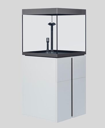 Набір акваріум Fluval Siena 160, 166 л з білою тумбою