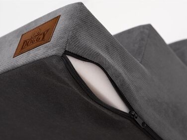 Сходинка для тварин Huastiertreppe з 4 сходинками, для собак та котів, допомога у підйомі, Graphit Savoy, M - 30x50x30 см