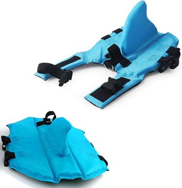 Жилет рятувальний для собак, Paddelvogel, великий розмір XXL, блакитний, з регулюванням