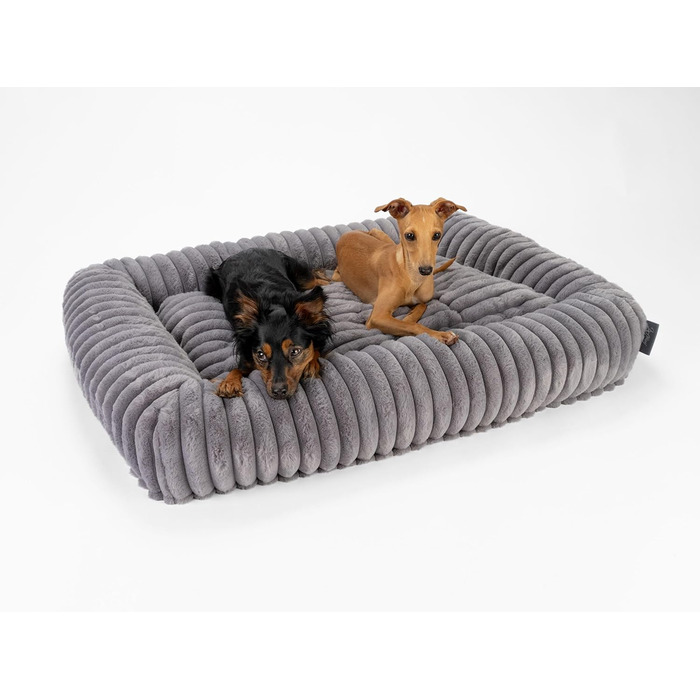 TrendPet Бісквітне ліжко для собак (Сірий, L)