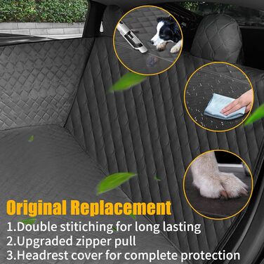 Захист для сидіння авто Tesla Model 3 Y S (2018-2023) - вологостійкий, антицарапинний, для собак
