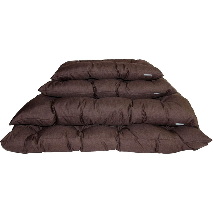 Ортопедичне ліжко для собак Mayaadi-Home: м'яке, зручне, для алергіків (60x50 см, коричневе)