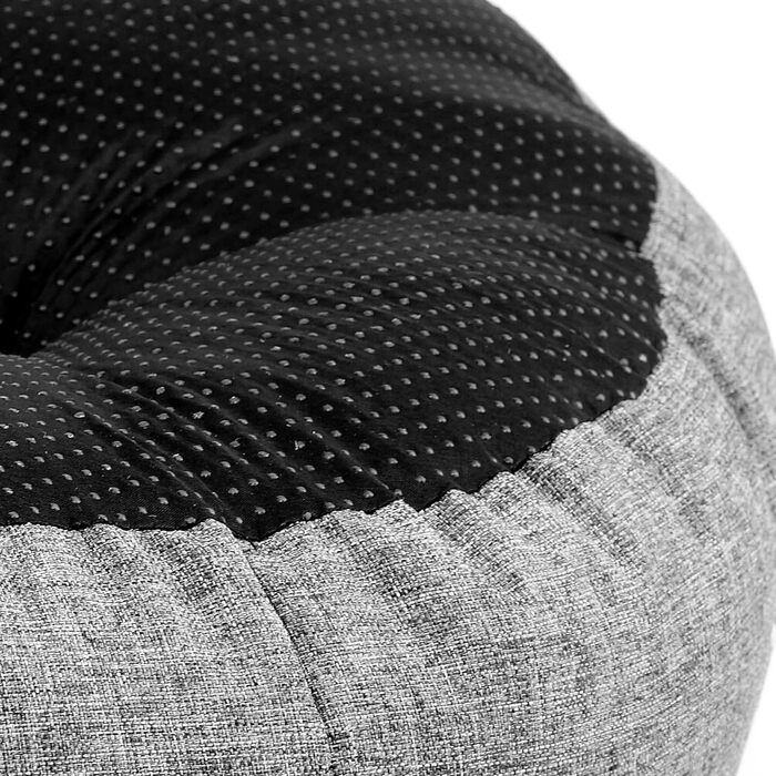 Гіркий лежак для собак середніх порід SuperKissen24 - водонепроникний лежак для котів - лежанка для собак з антикіготного матеріалу - антиалергенний та протиковзкий - лежанка для собак M 60 см x 14 см сірий