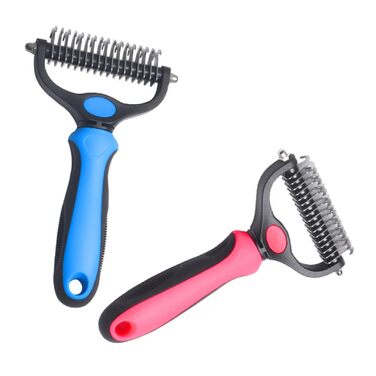 Набір гребінців для грумінгу тварин: видалення комах та розпушування шерсті для собак, кошенят та кішок