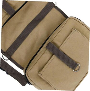 Рюкзак для собак NUOBESTY, регульований, з безпечним ременем, водонепроникний, дихаючий, для подорожей, кемпінгу, хакі