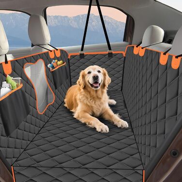Водонепроникний килимок для собак Vortix на заднє сидіння авто - ідеальний компаньйон у подорожах. Захищає від бруду, шерсті та подряпин, зменшує необхідність миття авто.