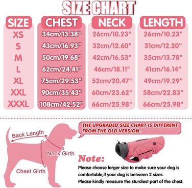 Зимовий теплий одяг для собак NeuRosa: тепла куртка з флісовою підкладкою для холодної погоди (XXXL)