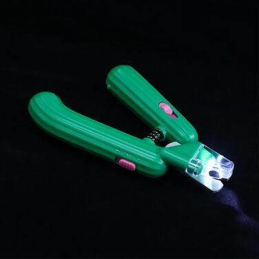 Триммер для нігтів домашніх тварин BESPORTBLE з неслизькою ручкою та світлом для котів, цуценят та дрібних тварин. Портативний, для використання в приміщенні та на вулиці. Безпечне зрізання та стрижка.