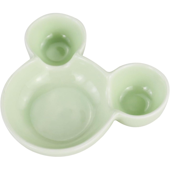 Миска для їжі та води для хом'яків LuckyOpt, мила форма мишки, кераміка, легко миється, підходить для морських свинок, їжаків, білок, гризунів, цукрових посвистів (фіолетовий, зелений)