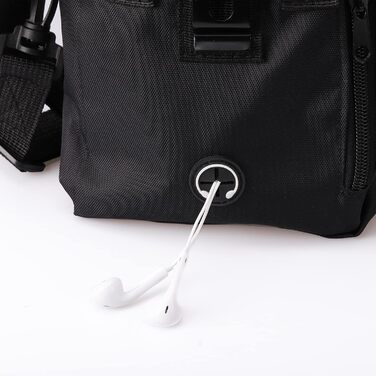 Універсальна сумка для ласощів для собак, знімна, велика місткість, сумка для тренувань, з ремінним кріпленням та регульованим плечовим ременем, 3 способи носіння (чорний)