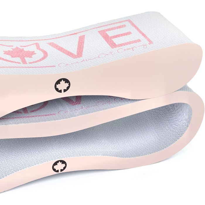 Котячий будиночок Kratzbrett для котів - рожевий - Love Kratzpappe, Kratzwelle, точилка для кігтів (Orbit і Satellite 2.0 в комплекті)