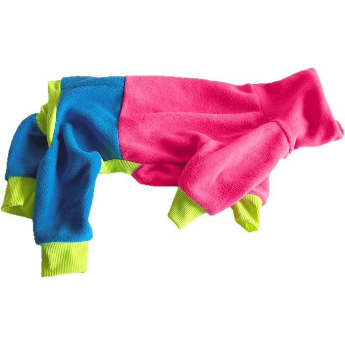 Легкий італійський пуловер для грейхаундів, одяг для віппетов з ніжками, вітрозахисний ролкраг для собак, флісовий комплект для грейхаундів, Lurcher (рожевий, 4XL) 4XL рожевий