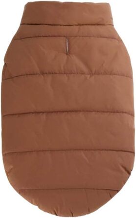 Теплий зимовий одяг для собак MISSMAO: флісова куртка з відбиваючими елементами, зручна в одяганні, колір кава, розмір 2XL