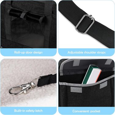 Переноска для тварин ALLSOPETS з колесами для котів та собак, сіра, для подорожей літаком