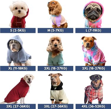 Собачий худі Spark Paws Slate Blue S – преміум фліс, комфорт, для всіх порід