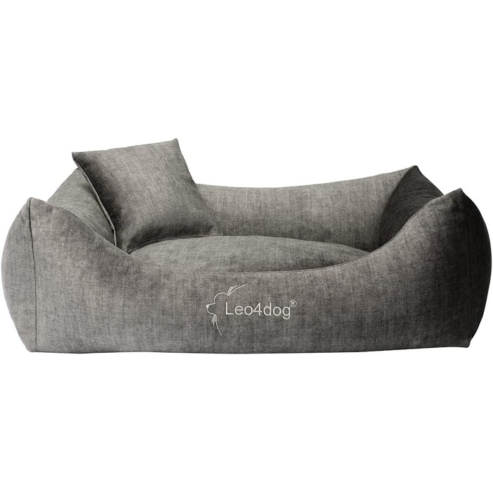 Крісло-лежанка для собак Vogue, розмір M (80x60 см), колір графіт