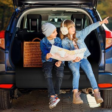 Захисна килимок у багажник для автомобіля Flintronic, 96 x 64 см, складаний, універсальний, для захисту від ударів, підходить для авто, SUV та мінівенів