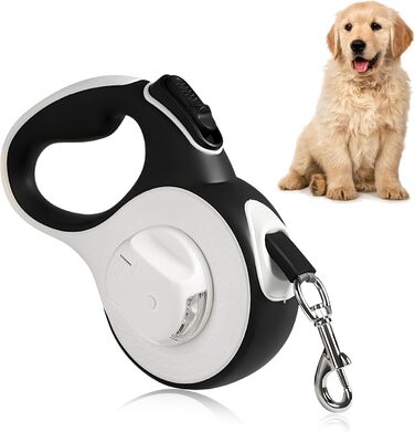 Висувна поводок Colexy для собак та котів з LED-підсвічуванням, 3м, до 15кг