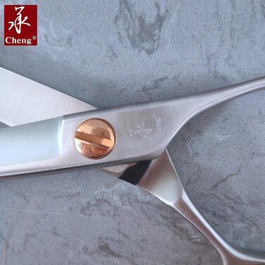 Професійна ножиця для грумінгу тварин Cheng BF-75 з нержавіючої сталі, 19,1 см, безпечна та надійна