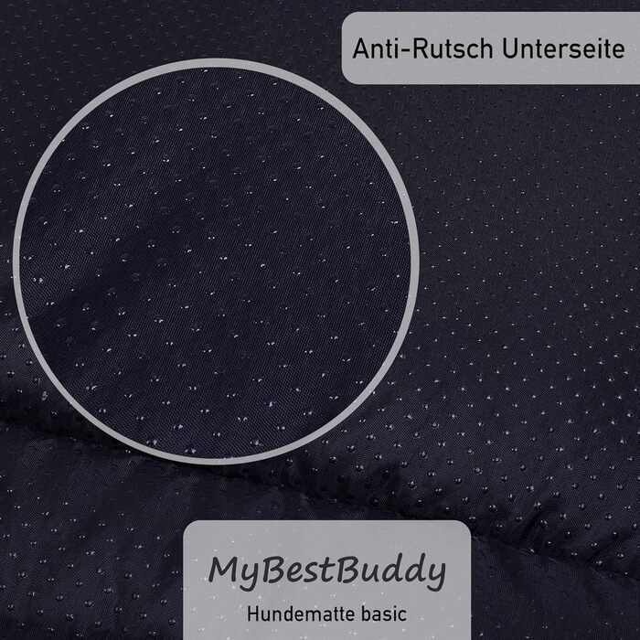 Килимок для собак MyBestBuddy Basic сірий XL 120x70 см: м'який, для великих собак, 40°C, гіпоалергенний