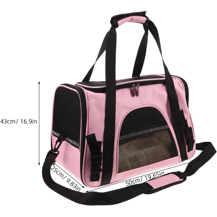 Сумка-переноска для котів та маленьких собак Hanabass: складна, дихаюча, сітчаста, для подорожей