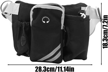 Сумка для собак, дихаюча, з регульованим поясом, для занять спортом, бігу, пляжу, подорожей та тренувань