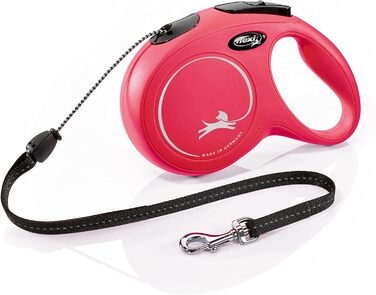 Flexi Classic L рулетка для собак до 50 кг (червона, M: 8м (<20кг))