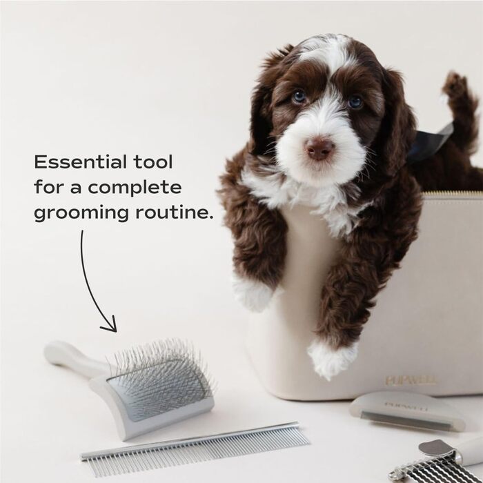 Пупел Преміум щітка для грумінгу собак
