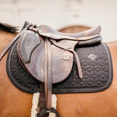 Kentucky Schabracke Glitter Rope Jumping - Чорний підхвіст для стрибків з блискітками