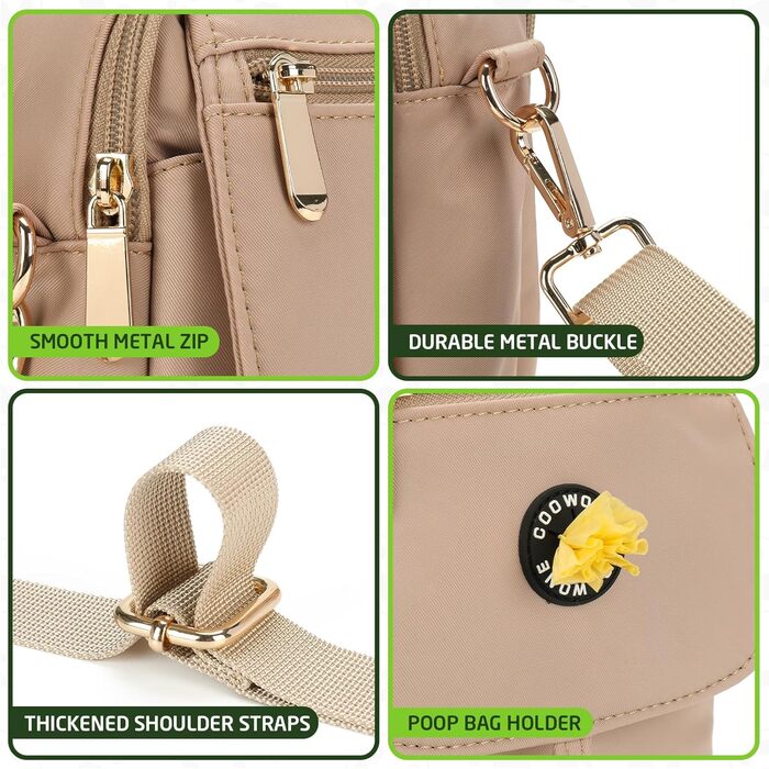 Сумка для собак COOWONE Leckerli-Tasche: водонепроникна, з тримачем для відходів, декілька кишень, для дресирування, прогулянок