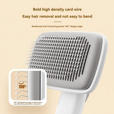 Іонна щітка для тварин Piddy Pet - вичісує шерсть без виривання, для собак та котів