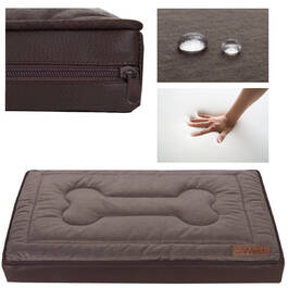 Ортопедичне лежак-матрац для собак Welsti, коричневий, 100 см x 70 см