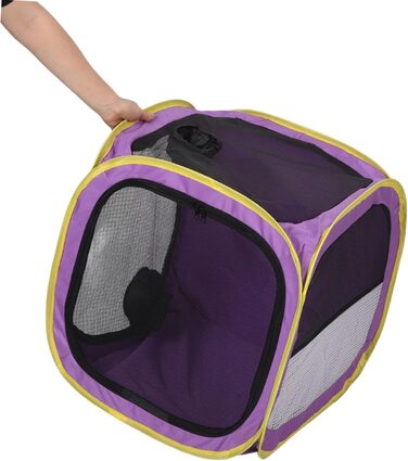 Клітка-переноска для тварин BESPORTBLE 12.5 кг, сітчаста, швидковисихаюча, для котів та маленьких собак, легка та зручна для транспортування