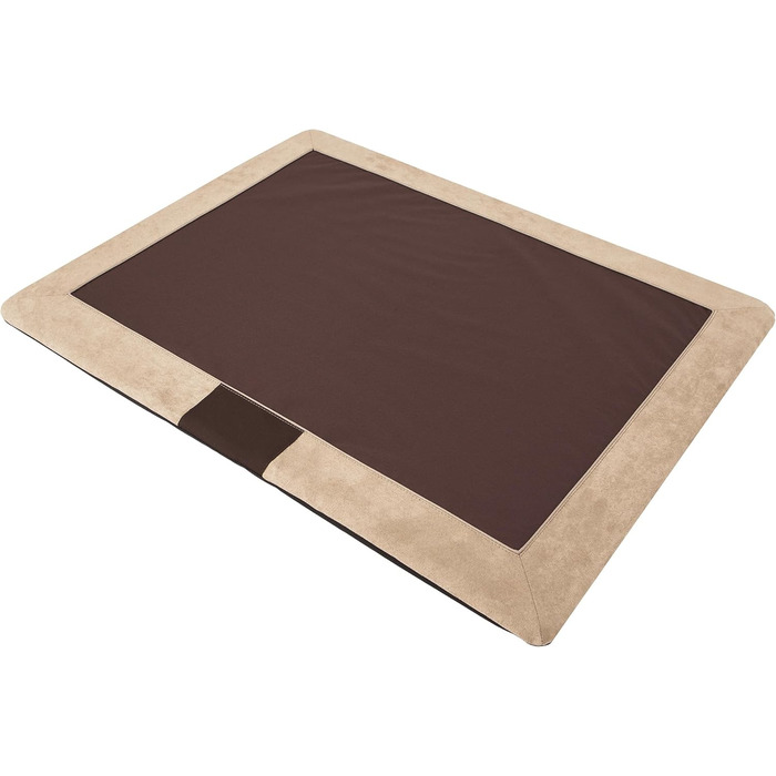 Килимок для собак, лежанка для собак середніх порід L - 90 x 70 см, колір темно-коричневий, матеріал Codura