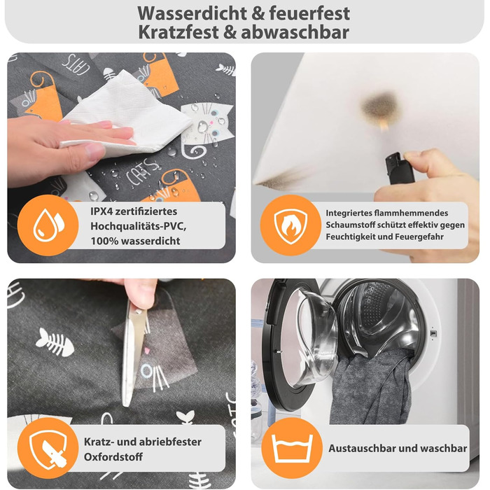 Грілка для котів та собак 70x45 см з терморегулятором, вологостійка, з таймером, 2 чохли сірого кольору