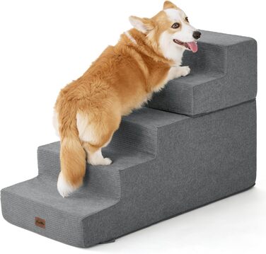 Сходи для домашніх тварин Made4Pets, п'ятиступінчасті, складані, з відділенням для зберігання, для ліжка, дивану, для котів і маленьких собак, допоміжна драбинка для літніх тварин