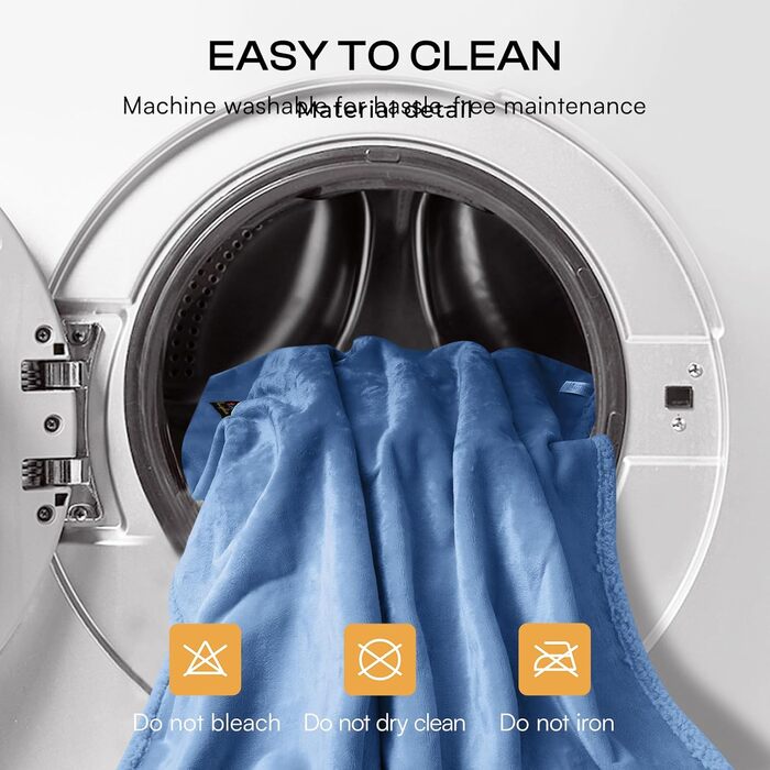 Водонепроникний коврик для тварин Luciphia, Sherpa Fleece, захист меблів від собак та котів, сіро-білий L (65' x57'), XL (85' x57', темно-синій), товстий