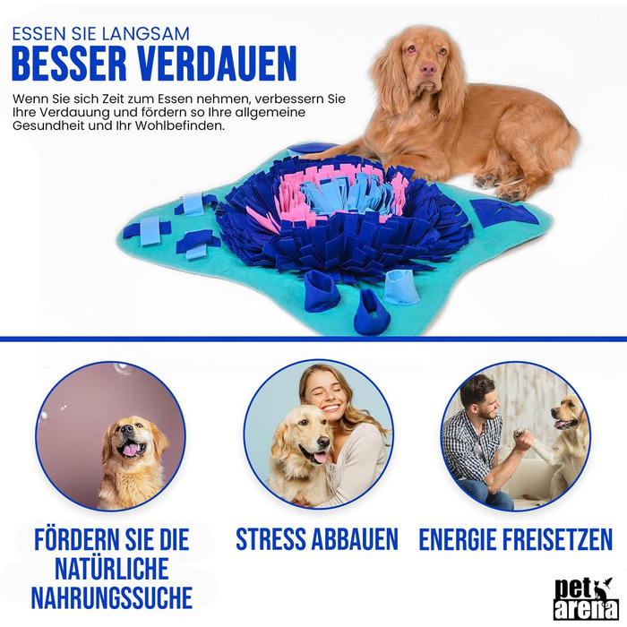 PET ARENA Килимок для собак - килимок для нюхання, інтелектуальна іграшка, великий розмір, багато кольорів