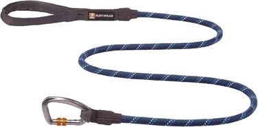 Повідок для собак RUFFWEAR Knot-a-Leash, відбивний, мотузковий, з карабіном, 1,5 м, 7 мм, Blue Moon